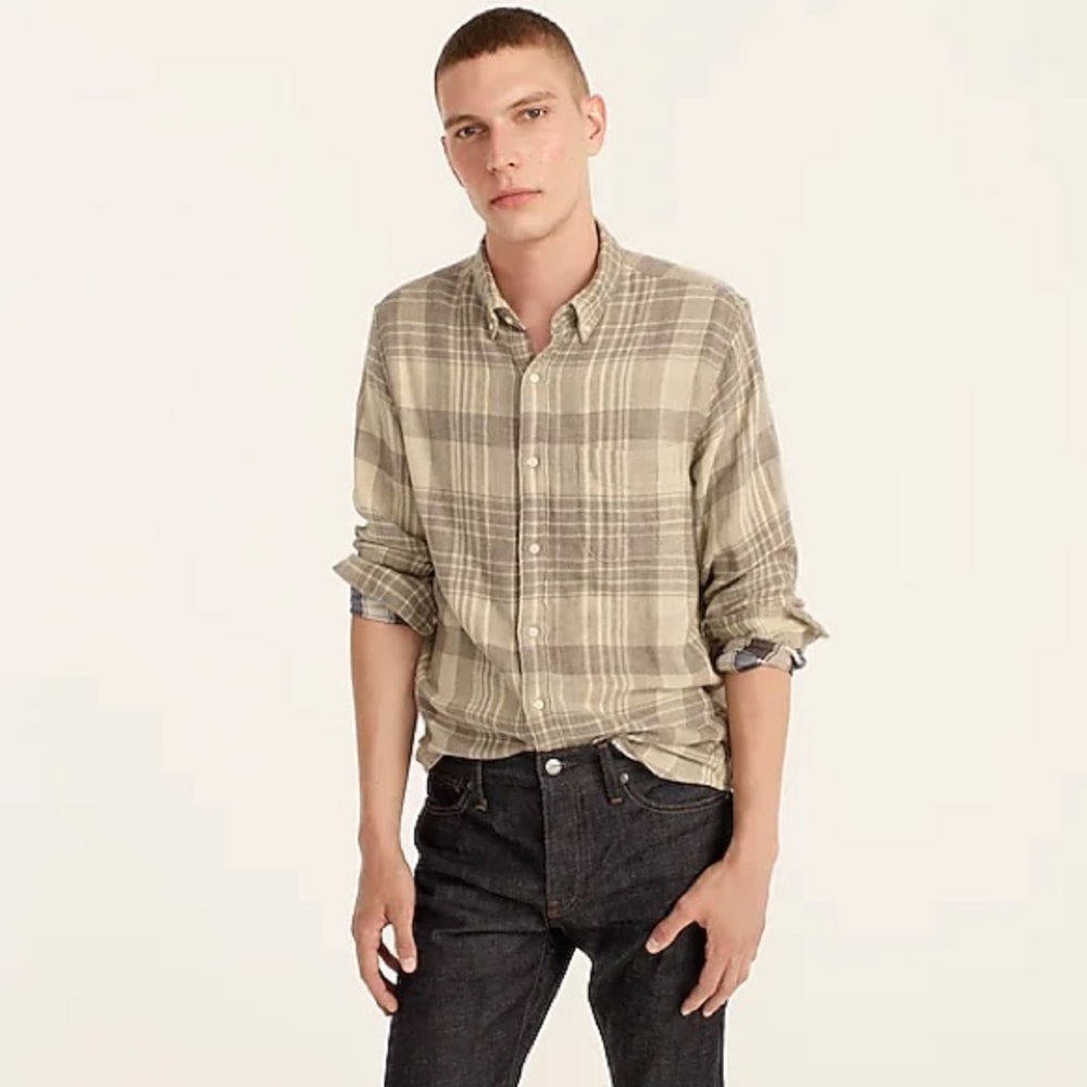 Slim double-weave shirt